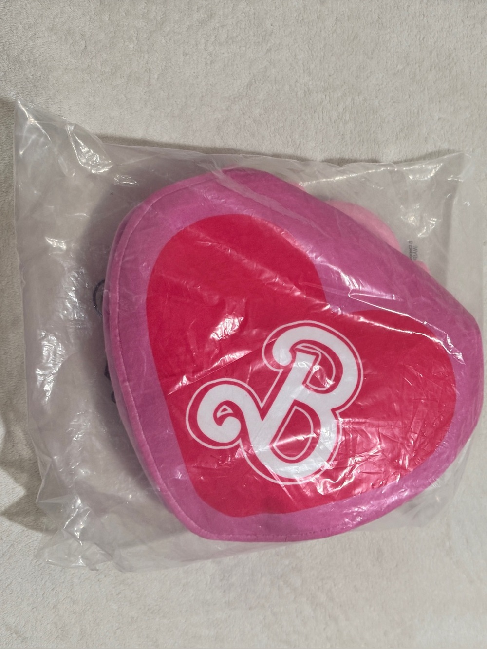 2023 Barbie The Movie Cinemark Exclusive Heart Purse & Plush Throw Blanket